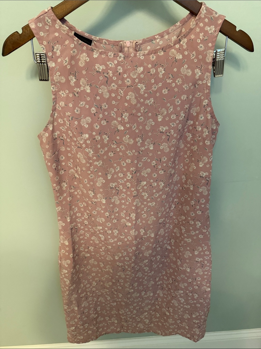 Vintage 90s Knapp Studio Floral Shift Dress Medium Pink Cottagecore USA